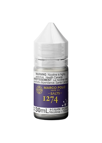 1274 Salt Nic by Marco Polo Vape Co. Toronto GTA Vaughan Ontario Canada | Wicks & Wires Vape Shoppe