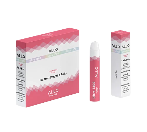 ALLO-ULTRA-1600-Strawberry-Toronto-GTA-Vaughan-Ontario-Canada-Wicks-and-Wires-Vape-Shoppe