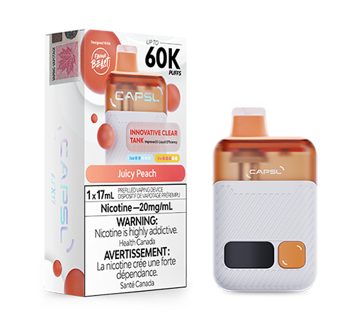 CAPSL-60K-Disposable-Juicy-Peach-Toronto-GTA-Vaughan-Ontario-Canada-Wicks-and-Wires-Vape-Shoppe