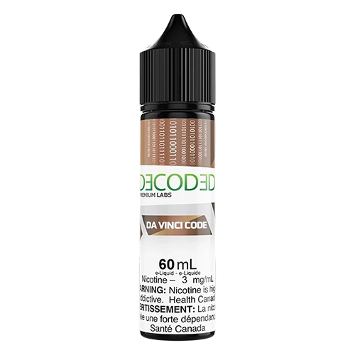 Davinci Code by Decoded Toronto GTA Vaughan Ontario Canada Wicks & Wires Vape Shoppe