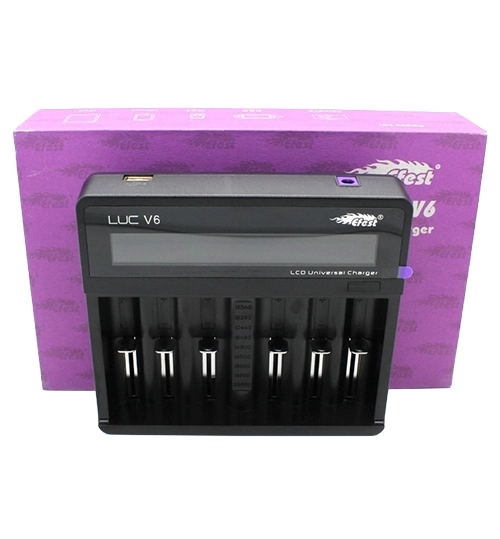 LUC V6 Charger - Efest  Wicks & Wires Vape Shoppe