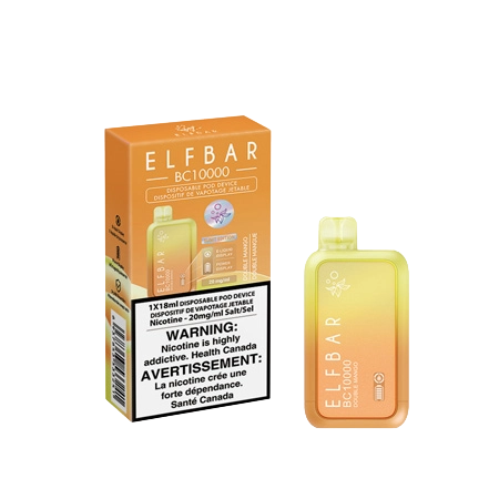 Double Mango ELFBAR BC10000 Toronto GTA Vaughan Ontario Canada Wicks &  Wires Vape Shoppe