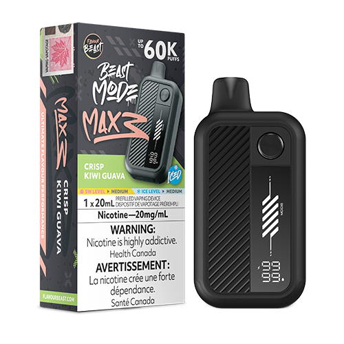 Flavour-Beast-Beast-Mode-Max-3-Crisp-Kiwi-Guava-Ice-Toronto-GTA-Vaughan-Ontario-Canada-Wicks-and-Wires-Vape-Shoppe.
