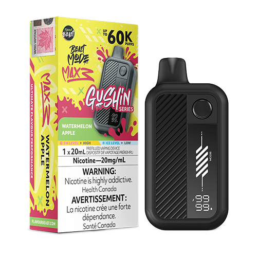 Flavour-Beast-Beast-Mode-Max-3-Gushin-Watermelon-Apple-Toronto-GTA-Vaughan-Ontario-Canada-Wicks-and-Wires-Vape-Shoppe.