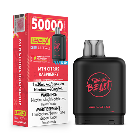 LEVELX-G2-Ultra-FlavourBeast-POD-MTN-Citrus-Raspberry-Ice-Toronto-GTA-Vaughan-Ontario-Canada-Wicks-and-Wires-Vape-Shoppe