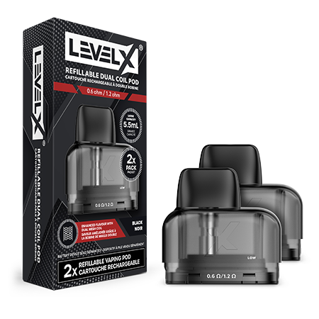 Level X Open Refillable Pod by Flavour Beast Toronto GTA Vaughan Ontario Canada Wicks & Wires Vape Shoppe Level X Open Refillable Pod by Flavour Beast Toronto GTA Vaughan Ontario Canada Wicks & Wires Vape Shoppe
