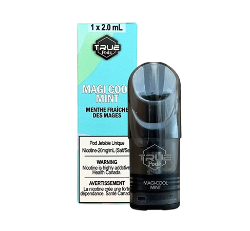 cool mint vape pod Magi Cool Mint True Podz Toronto GTA Vaughan Ontario Canada Wicks & Wires  Vape Shoppe