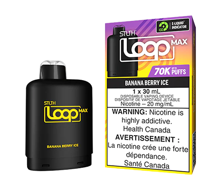 STLTH-LOOP-MAX-POD-BANANA-BERRY-ICE-Toronto-GTA-Vaughan-Ontario-Canada-Wicks-and-Wires-Vape-Shoppe