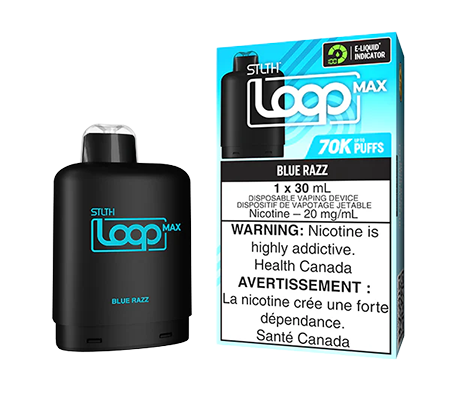 STLTH-LOOP-MAX-POD-BLUE-RAZZ-Toronto-GTA-Vaughan-Ontario-Canada-Wicks-and-Wires-Vape-Shoppe