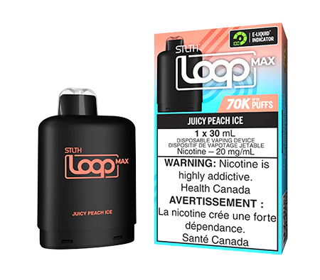 STLTH-LOOP-MAX-POD-JUICY-PEACH-ICE-Toronto-GTA-Vaughan-Ontario-Canada-Wicks-and-Wires-Vape-Shoppe