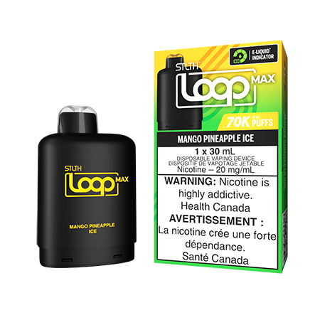 STLTH-LOOP-MAX-POD-MANGO-PINEAPPLE-ICE-Toronto-GTA-Vaughan-Ontario-Canada-Wicks-and-Wires-Vape-Shoppe