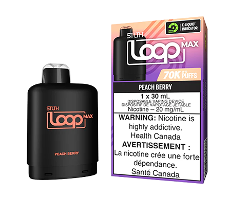 STLTH-LOOP-MAX-POD-PEACH-BERRY-Toronto-GTA-Vaughan-Ontario-Canada-Wicks-and-Wires-Vape-Shoppe