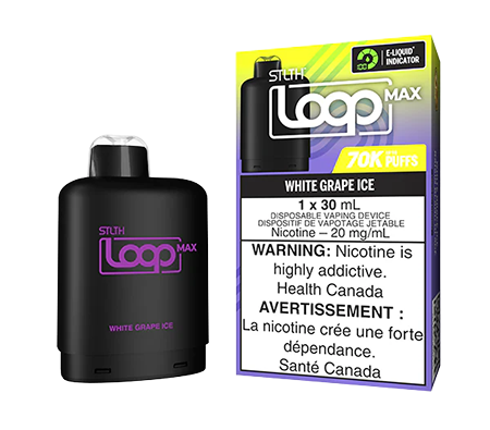 STLTH-LOOP-MAX-PODWHITE-GRAPE-ICE-Toronto-GTA-Vaughan-Ontario-Canada-Wicks-and-Wires-Vape-Shoppe