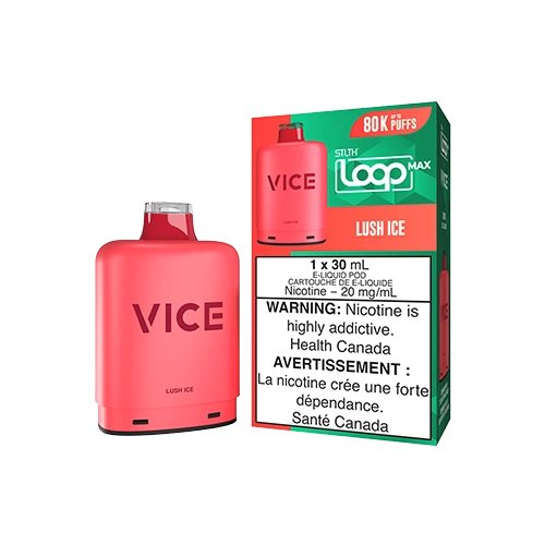 STLTH LOOP MAX x VICE Lush Ice closed pod cartridge