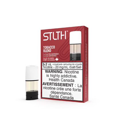 Tobacco Blend STLTH Pods by STLTH Toronto GTA Vaughan Ontario Canada Wicks & Wires Vape Shoppe