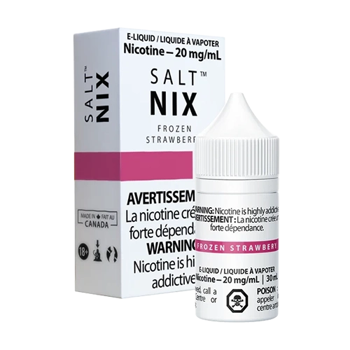 Frozen Strawberry by Salt Nix Toronto GTA Vaughan Ontario Canada Wicks & Wires Vape Shoppe