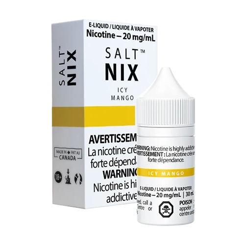 Icy Mango by Salt Nix Toronto GTA Vaughan Ontario Canada Wicks & Wires Vape Shoppe