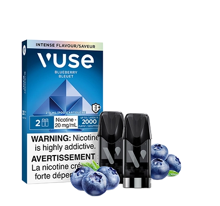 Blueberry Vuse Pod by Vuse Toronto GTA Vaughan Ontario Canada Wicks & Wires Vape Shoppe