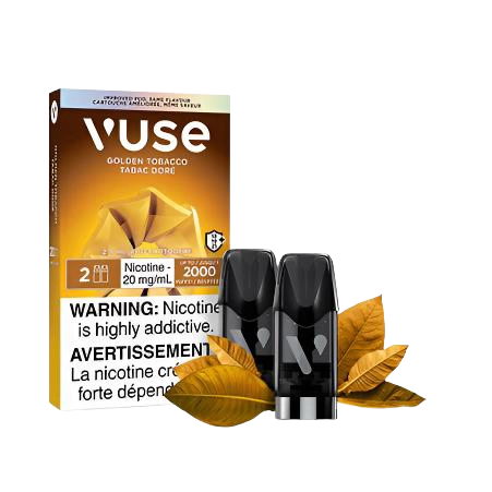 Golden Tobacco by Vuse Toronto GTA Vaughan Ontario Canada Wicks & Wires Vape  Shoppe