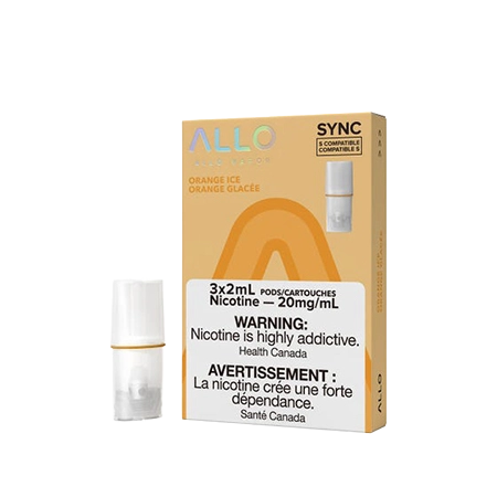 allo-sync-pod-pack-orange-ice-Toronto-GTA-Vaughan-Ontario-Canada-Wicks-and-Wires-Vape-Shoppe