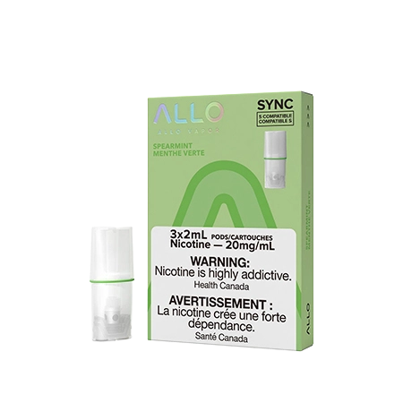 allo-sync-pod-pack-spearmint-Toronto-GTA-Vaughan-Ontario-Canada-Wicks-and-Wires-Vape-Shoppe