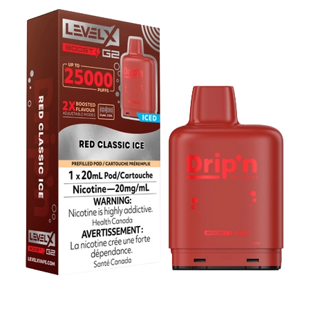 level-x-boost-dripn-red-classic-ice-Toronto-GTA-Vaughan-Ontario-Canada-Wicks-and-Wires-Vape-Shoppe