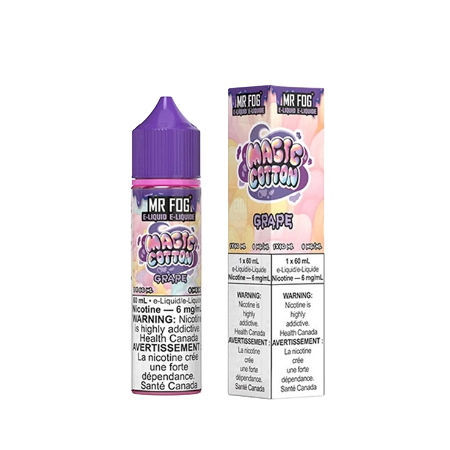 Best Eliquid Magic Cotton Grape by Mr. Fog Toronto GTA Vaughan Ontario  Canada Wicks & Wires Vape Shoppe
