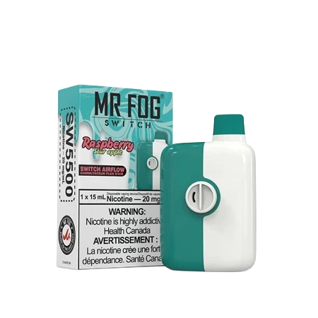 Raspberry Sour Apple Mr Fog Switch Disposable Toronto GTA Vaughan Ontario Canada Wicks & Wires Vape Shoppe Raspberry Sour Apple Mr Fog Switch Disposable Toronto GTA Vaughan Ontario Canada Wicks & Wires Vape Shoppe