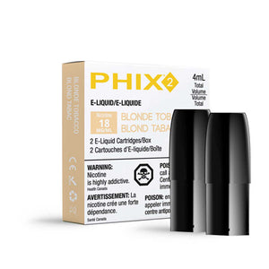 PHIX Pods Tobacco Blonde by MLV Toronto GTA Vaughan Ontario Canada Wicks & Wires Vape Shoppe