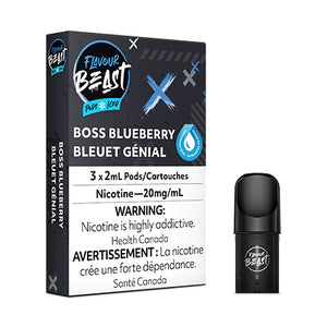 Boss Blueberry Ice - Flavour Beast S-Compatible Pods- Flavour Beast S-Compatible Pods Toronto GTA Vaughan Ontario Canada Wicks & Wires Vape Shoppe