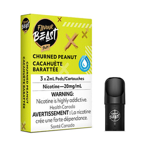 Churned Peanut - Flavour Beast S-Compatible Pods- Flavour Beast S-Compatible Pods Toronto GTA Vaughan Ontario Canada Wicks & Wires Vape Shoppe
