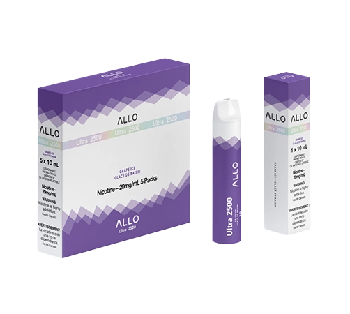 Grape Ice Allo Ultra 2500 by Allo Vapor Toronto GTA Vaughan Ontario Canada  Wicks & Wires Vape Shoppe