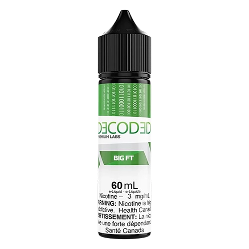 Big Ft by Decoded Toronto GTA Vaughan Ontario Canada Wicks & Wires Vape Shoppe