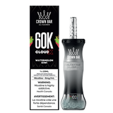 Al Fakher Crown X 60K Watermelon Kiwi disposable vape device with digital display and adjustable airflow design.