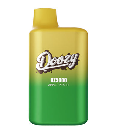 Vibrant gradient body and rubberized mouthpiece: Doozy DZ5000 Disposable DOOZY_5000_Apple_Peach_2048x