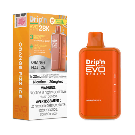 Dripn-EVO-28K-Orange-Fizz-Ice-Toronto-GTA-Vaughan-Ontario-Canada-Wicks-and-Wires-Vape-Shoppe