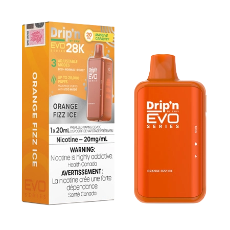 Dripn-EVO-28K-Orange-Fizz-Ice-Toronto-GTA-Vaughan-Ontario-Canada-Wicks-and-Wires-Vape-Shoppe