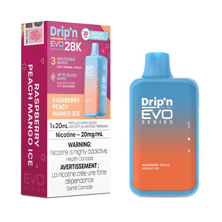 Dripn-EVO-28K-Raspberry-Peach-Mango-Ice-Toronto-GTA-Vaughan-Ontario-Canada-Wicks-and-Wires-Vape-Shoppe