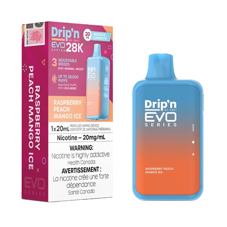 Dripn-EVO-28K-Raspberry-Peach-Mango-Ice-Toronto-GTA-Vaughan-Ontario-Canada-Wicks-and-Wires-Vape-Shoppe