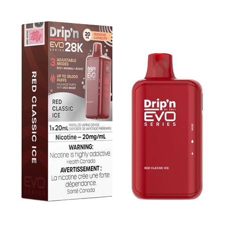 Dripn-EVO-28K-Red-Classic-Ice-Toronto-GTA-Vaughan-Ontario-Canada-Wicks-and-Wires-Vape-Shoppe