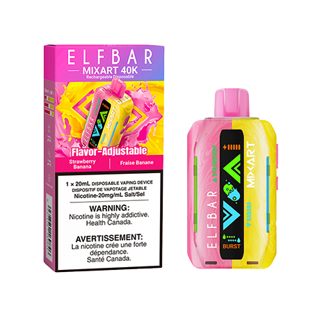 Elf-Bar-MixArt-40K-Strawberry-Banana-Toronto-GTA-Vaughan-Ontario-Canada-Wicks-and-Wires-Vape-Shoppe