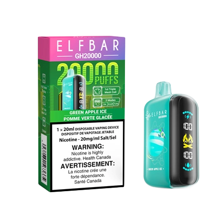 ElfBar-GH20000-Green-Apple-Ice-Toronto-GTA-Vaughan-Ontario-Canada-Wicks-and-Wires-Vape-Shoppe
