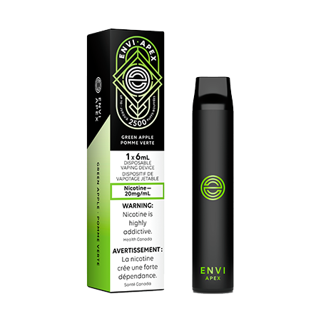 Envi-Apex-Green-Apple-Toronto-GTA-Vaughan-Ontario-Canada-Wicks-and-Wires-Vape-Shoppe