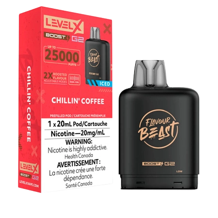 FLAVOUR-BEAST-LEVEL-X-BOOST-CHILLIN-COFFEE-Toronto-GTA-Vaughan-Ontario-Canada-Wicks-and-Wires-Vape-Shoppe