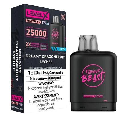 FLAVOUR-BEAST-LEVEL-X-BOOST-DREAMY-DRAGONFRUIT-LYCHEE-Toronto-GTA-Vaughan-Ontario-Canada-Wicks-and-Wires-Vape-Shoppe
