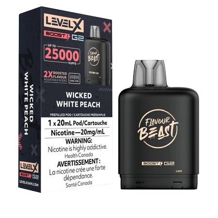 FLAVOUR-BEAST-LEVEL-X-BOOST-WICKED-WHITE-PEACH-Toronto-GTA-Vaughan-Ontario-Canada-Wicks-and-Wires-Vape-Shoppe