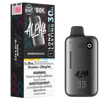 Flavour Beast Alpha 80K Bomb Blue Razz disposable vape featuring bold blue raspberry flavour in a sleek high-capacity design