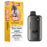 Flavour Beast Alpha Disposable Mango Tornado a featuring Mango Strawberry Guava Peach with and icy finish.