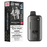 Flavour Beast Alpha 80K Primo Pina Colada disposable vape featuring a tropical pineapple and coconut blend in a sleek high-capacity design