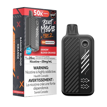 Flavour-Beast-Beast-Mode-Max-2-Bangin-Blood-Orange-Ice-Toronto-GTA-Vaughan-Ontario-Canada-Wicks-and-Wires-Vape-Shoppe